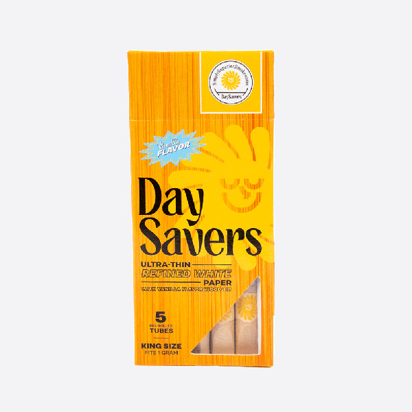 109mm Pre-Roll Tubes with a Vanilla Flavor Wood Tip