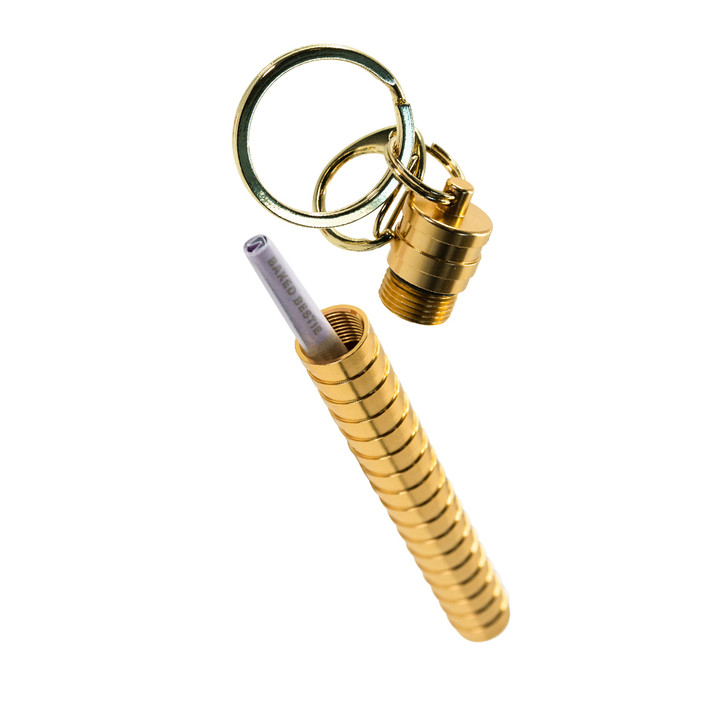 Sackville Joint Carry Case and Keychain - Gold