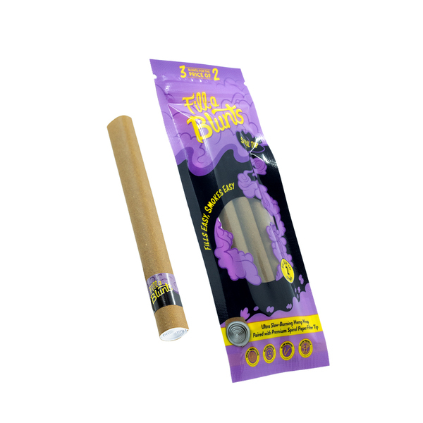 Fill-a Blunts Blunt Tubes - Wood Tips (Natural, Sugar, and Vanilla)