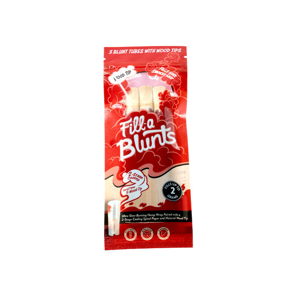 Fill-a Blunts Blunt Tubes - Luxury Wood Filter Tip Elevates Every Smoking Session