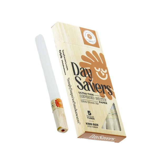 DaySavers Premium Smoking Tubes - Glass Filter Tips