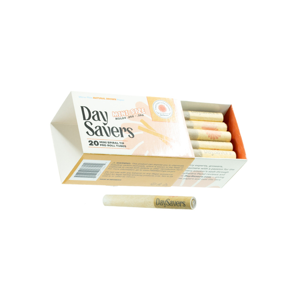 DaySavers Pre Rolled Tubes - Third-Party Tested for Heavy Metals, Pesticides and Microbials