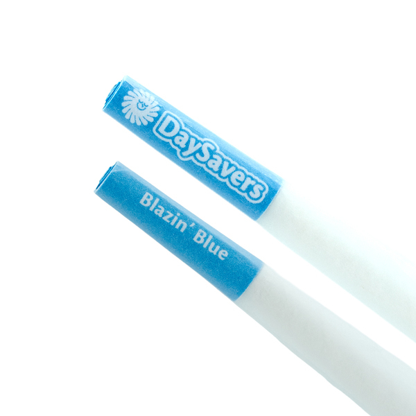DaySavers 84mm/26mm Color Tip Pre-Rolled Cones - Refined White - The Finest Paper