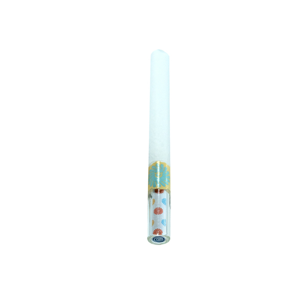 DaySavers 84mm/30mm Refined White Artisan Tubes with Glass Tips - Perfect Pack Compatible