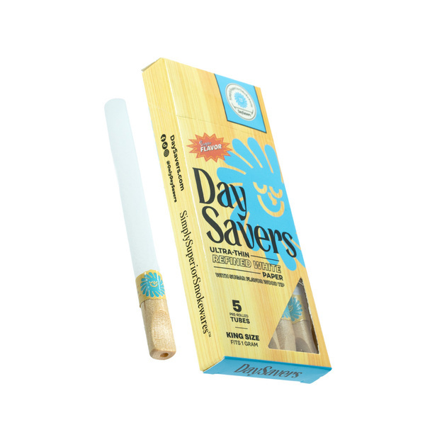 DaySavers Premium Smoking Tubes - Wood Filter Tips - Natural, Sugar and Vanilla