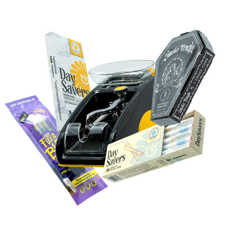 DaySavers Perfect Pack Machine & Premium Pre-Roll Tubes Mega Bundle Creator - Save 15%