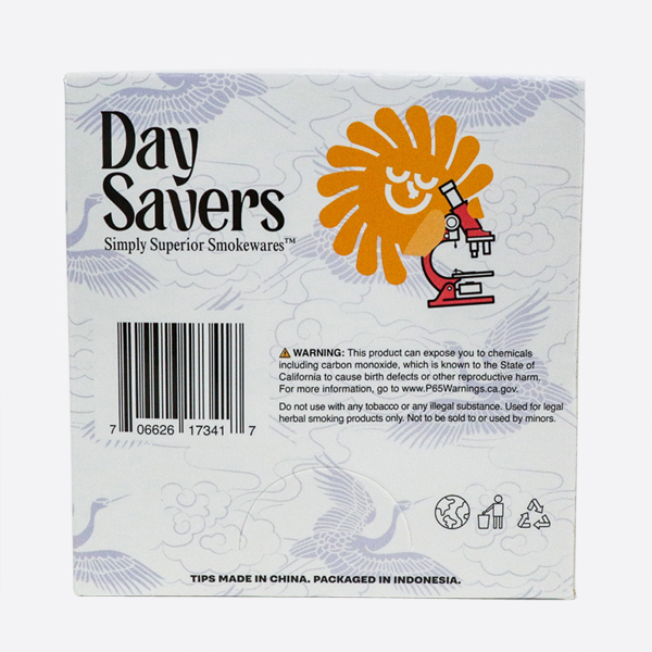 DaySavers Filter Tips - Lab-Tested Cannabis Accessories Free from Heavy Metals and Pesticides