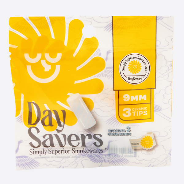 DaySavers Ceramic Filter Tips with Ceramicool Technology - Premium Filter Tip - Glass, Wood and Ceramic Options Available