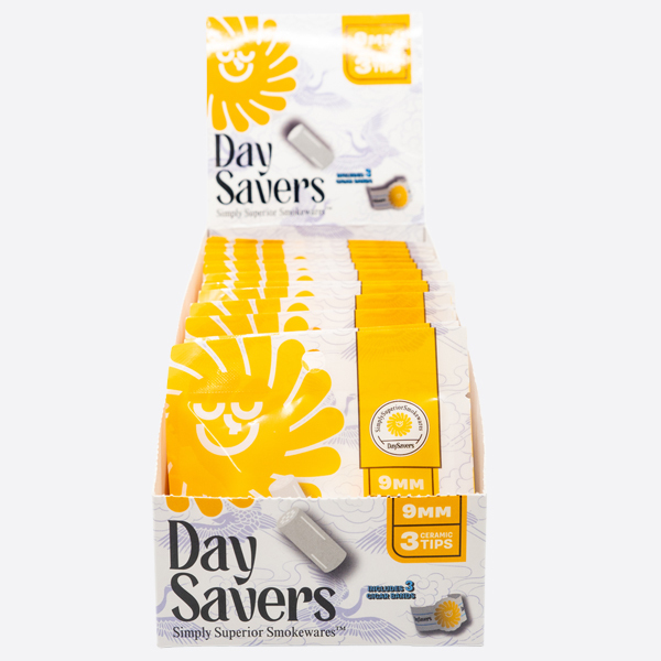 DaySavers Ceramic Filter Tips with Ceramicool Technology - Available in Glass, Wood, and Ceramic Filter Tip Styles