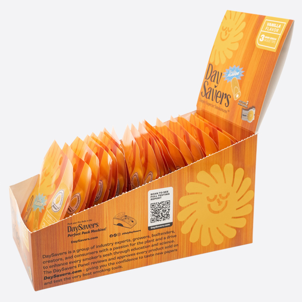 DaySavers Vanilla Flavor Wood Filter Tips - Premium Filter Tip - Glass, Wood and Ceramic Options Available