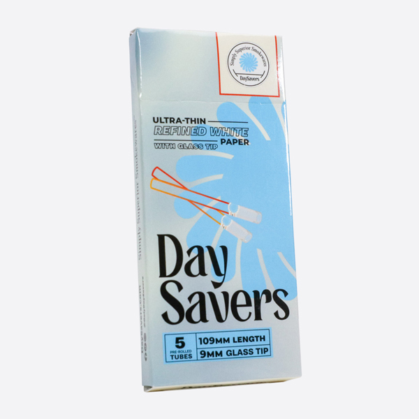 DaySavers Pre Rolled Tubes - Third-Party Tested for Heavy Metals, Pesticides and Microbials
