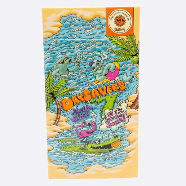 DaySavers USA State Packs Bundle - California, Florida, New York, and Texas - 84 Half-Gram Cones! - The Finest Paper
