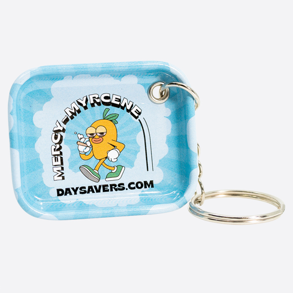 DaySavers Mini Rolling Tray Keychain - Myrcene Terp - Mercy