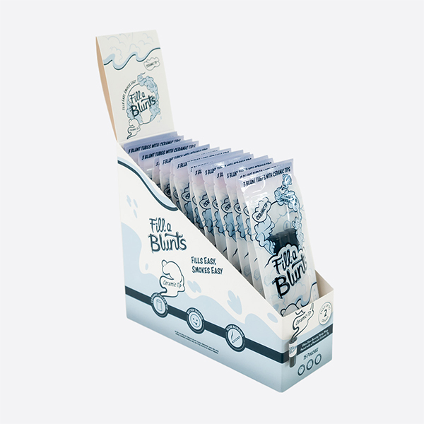 Display Box - Fill-a Blunts 2 Gram Fatty Pre-Rolled Blunt Tubes with Ceramic Filter Tips [15 Packs per Case, 3 Tubes per Pack