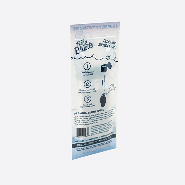 Fill-a Blunts 2 Gram Fatty Pre-Rolled Blunt Tubes with Ceramic Filter Tips - All-Natural Hemp Blunt Wrap