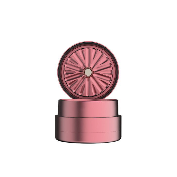 Flower Mill - 2.5" Standard Weed Grinder Mill - Pink