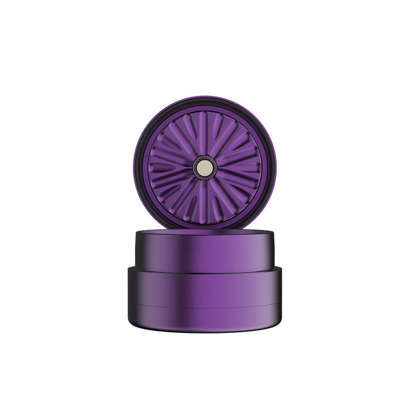 Flower Mill - 2 Inch Standard Weed Grinder Mill - Purple