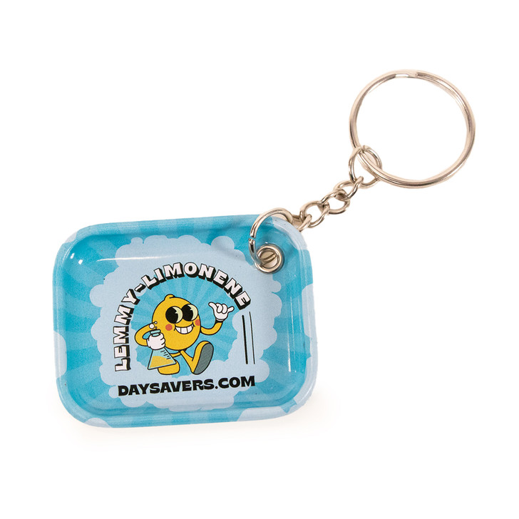 DaySavers Mini Rolling Tray Keychain - Limonene Terp  - Lemmy