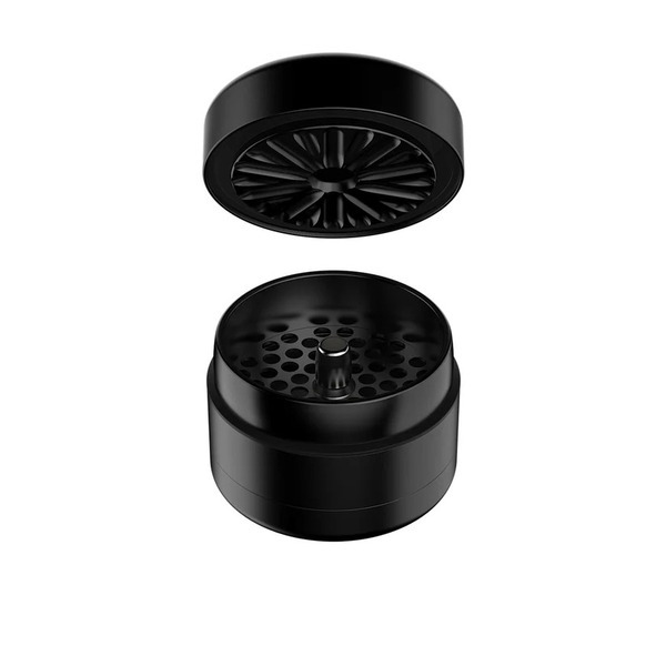 Flower Mill Flower Mill - 2.5 Inch Premium Aluminum Mill Weed G - Mill-Style Grind Produces Fluffy Even Cannabis Without