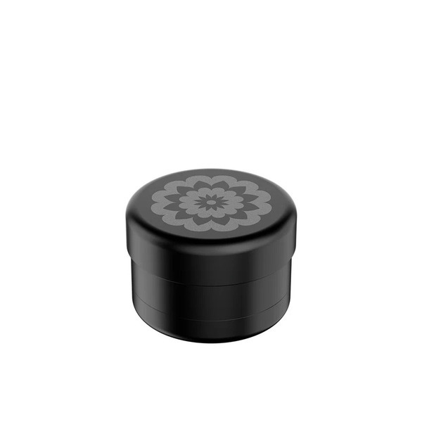 Flower Mill - 2 Inch Premium Stainless Weed Grinder - Kief Catcher Compartment Collects Fine Cannabis Pollen