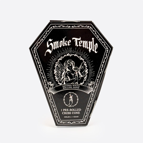 Smoke Temple 1g/84mm Cross Cone - Cross Joint - The Perfect Stoner Gift
