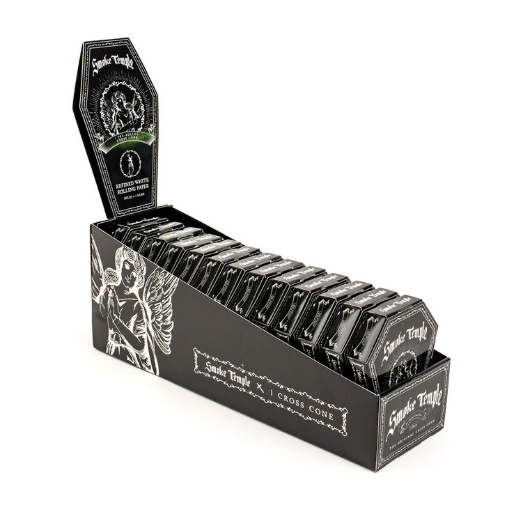 Display Box - Smoke Temple 1g/84mm Cross Cone [13 Packs, 1 Mini Cross Cone per Pack]