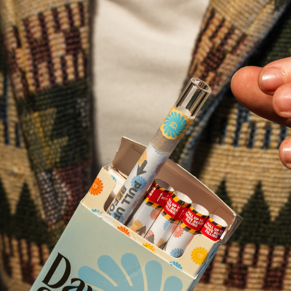 DaySavers 1 Gram King Size Pre Rolled Tubes with Glass Filter Tips - Refined White [5 Tube Pack] - 1g
