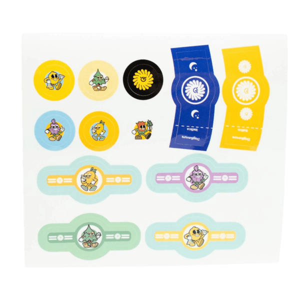 DaySavers Sticker Sheet (6 Cigar Bands & 6 Spot Stickers)