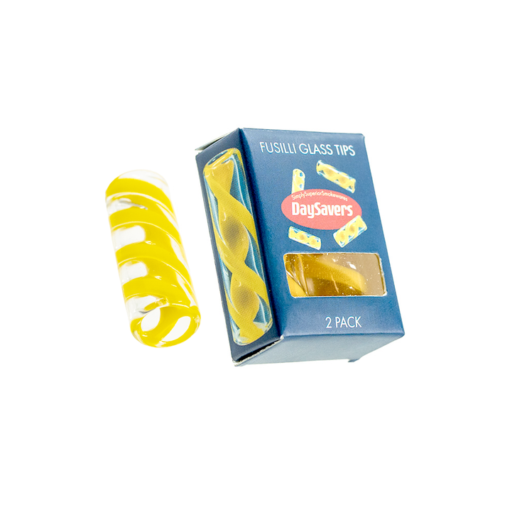 DaySavers 11mm Fusilli Glass Tips [2 per Pack - Tips Only]